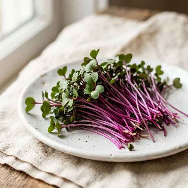 Ensalada de verano con rábano morado
